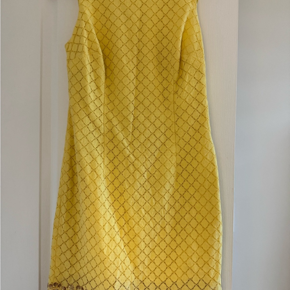 Lilly Pulitzer Yellow Sleeveless Dress